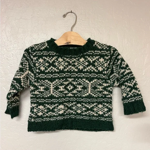$15 ADD ON baby gap y2k wool blend sweater 3-12M Zara Hanna Andersson Peek - Picture 1 of 3